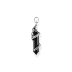 Online Snake & Crystal Sterling Silver Pendant Women Charms