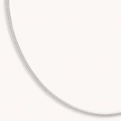 Outlet Snake Rhodium-Plated Chain Necklace Women Necklaces