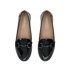 Discount Snap Patent Leather Loafers Women Loafers