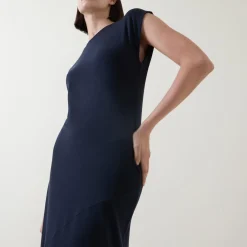 New Solid Jersey Dress Women Dresses