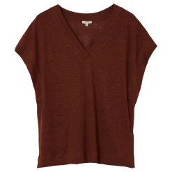 Clearance Solid Linen T-Shirt Women Tops