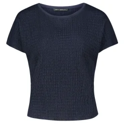 Hot Solid Textured T-Shirt Women Tops