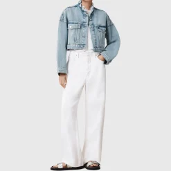 Discount Sonny Oversized Cropped Denim Jacket Women Coats & Jackets