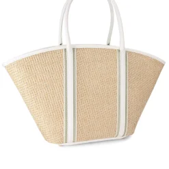 Online Sorrento Straw Basket Tote Bag Women Tote Bags