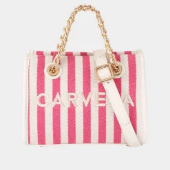 Best Sorrento Striped Micro Tote Bag Women Tote Bags