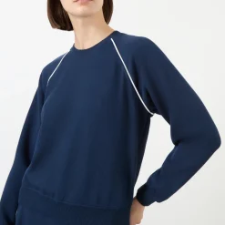 Clearance ® AirEssentials Pique Sweatshirt Women Sleepwear