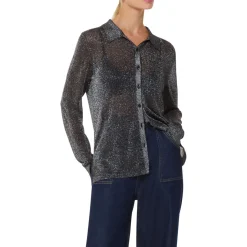 Best Sparkle Knit Shirt Women Tops