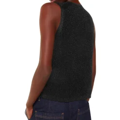 Discount Sparkle Knitted Vest Top Women Sweaters & Cardigans