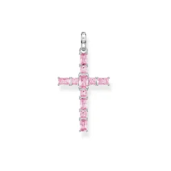 Hot Sparkling Cross Shaped Charm Pendant Women Charms