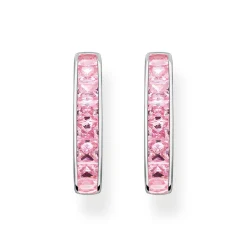 Hot Sparkling Pavé Hoop Earrings Women Earrings