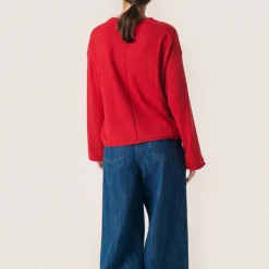 Spina Boxy Knitted Sweater Women Sweaters & Cardigans