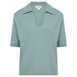 Online Spina Knit Polo Shirt Women Sweaters & Cardigans