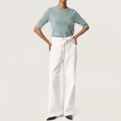 Sale Spina Rib Knit Top Women Sweaters & Cardigans
