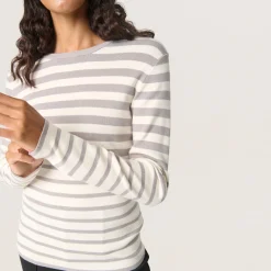 Hot Spina Striped Sweater Women Sweaters & Cardigans