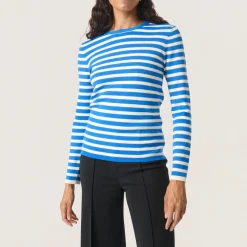 New Spina Striped Sweater Women Sweaters & Cardigans