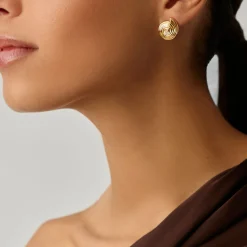Discount Spiral Small Stud Earrings Women Earrings