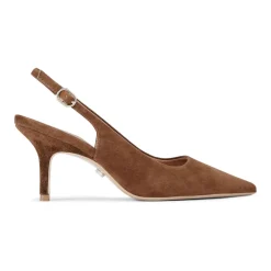 Sale Spirited Suede Slingback Pumps Women Heels