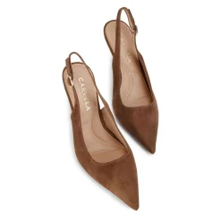 Sale Spirited Suede Slingback Pumps Women Heels