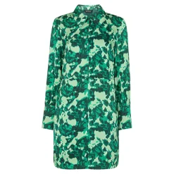 Sale Spun Bouquet Mini Shirt Dress Women Dresses