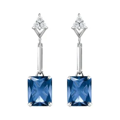 Square-Shaped Drop Earrings Women Earrings