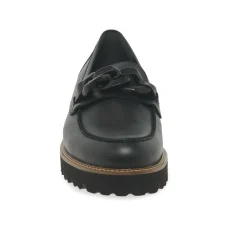 Outlet Squeeze Chain-Detail Loafers Women Loafers