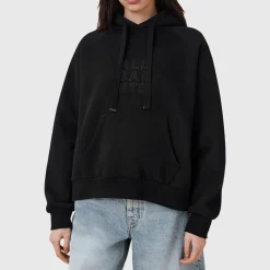 Stacks Talon Logo Drawstring Hoodie Women Sweatshirts & Hoodies