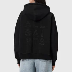 Stacks Talon Logo Drawstring Hoodie Women Sweatshirts & Hoodies
