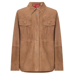 Outlet Stallo Suede Overshirt Women Coats & Jackets
