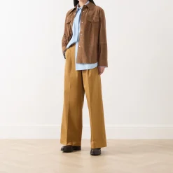 Outlet Stallo Suede Overshirt Women Coats & Jackets