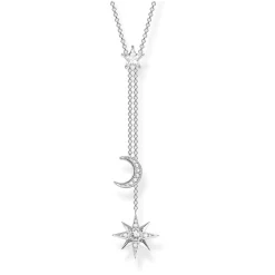 Best Star & Moon Sterling Silver Necklace Women Necklaces