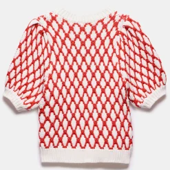 Clearance Stitch Detail Knitted Top Women Sweaters & Cardigans