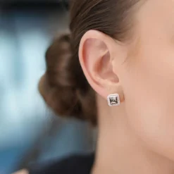 Outlet Stone Square Earrings Women Earrings