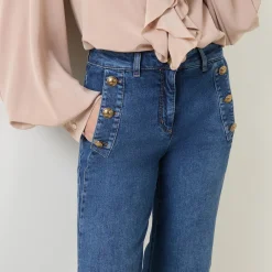 Hot Straight Leg Jeans Women Denim