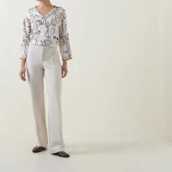Straight Leg Trousers Women Trousers & Shorts
