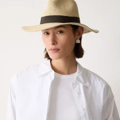 Outlet Straw Fedora Women Hats