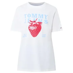 Best Strawberry Graphic Logo T-Shirt Women Tops