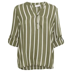 Stridy Striped Blouse Women Tops
