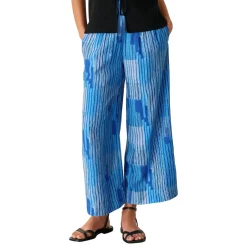 New Stripe Cropped Trousers Women Trousers & Shorts