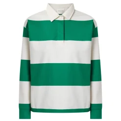 Best Stripe Heavyweight Rugby Top Women Tops