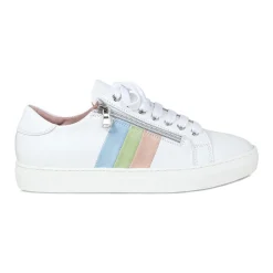 Sale Stripe Leather Trainers Women Trainers