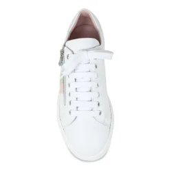 Sale Stripe Leather Trainers Women Trainers