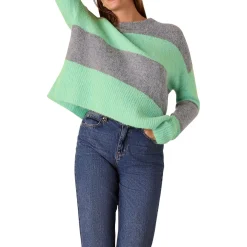 New Striped Knitted Sweater Women Sweaters & Cardigans