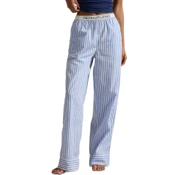 Sale Striped Logo Pyjama Bottoms Women Sleepwear