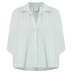 Discount Striped Night Shirt Women Sleepwear