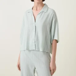 Discount Striped Night Shirt Women Sleepwear