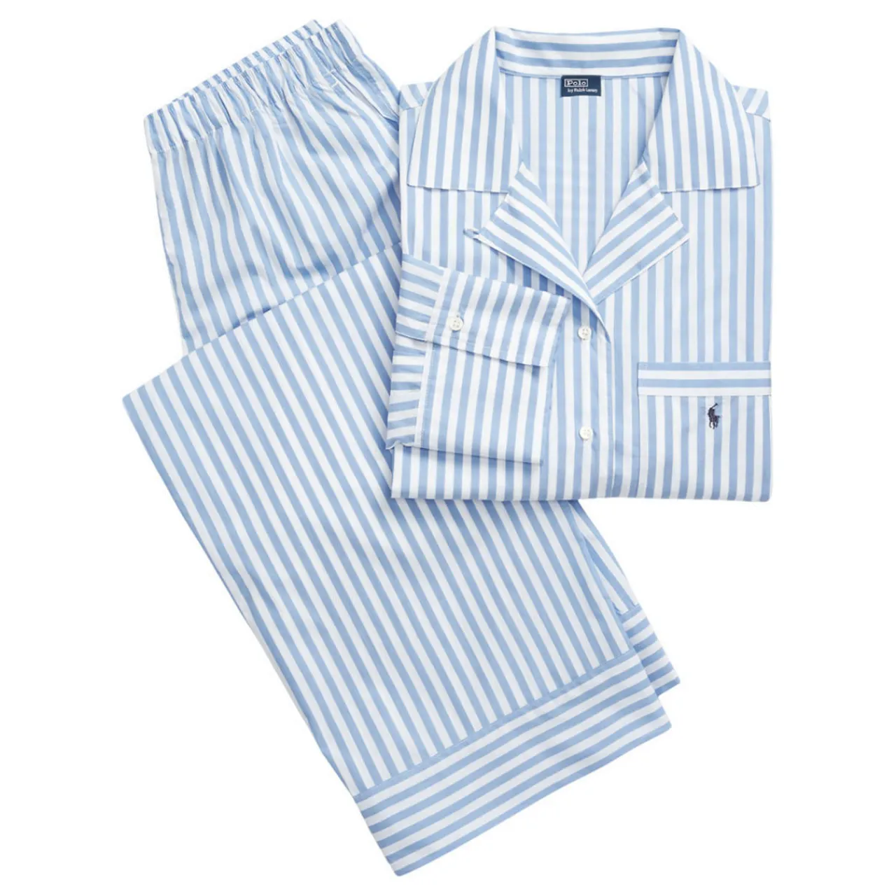 Clearance Striped Pony Logo Pyjama Set Women Sleepwear