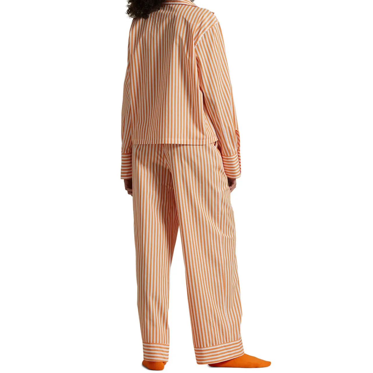 Clearance Striped Pony Logo Pyjama Set Women Sleepwear