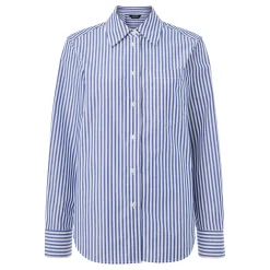 Clearance Striped Relaxed Fit Shirt Women Tops