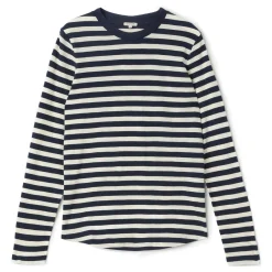 Best Striped Slub Top Women Tops
