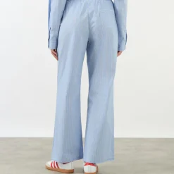 Striped Wide Leg Trousers Women Trousers & Shorts